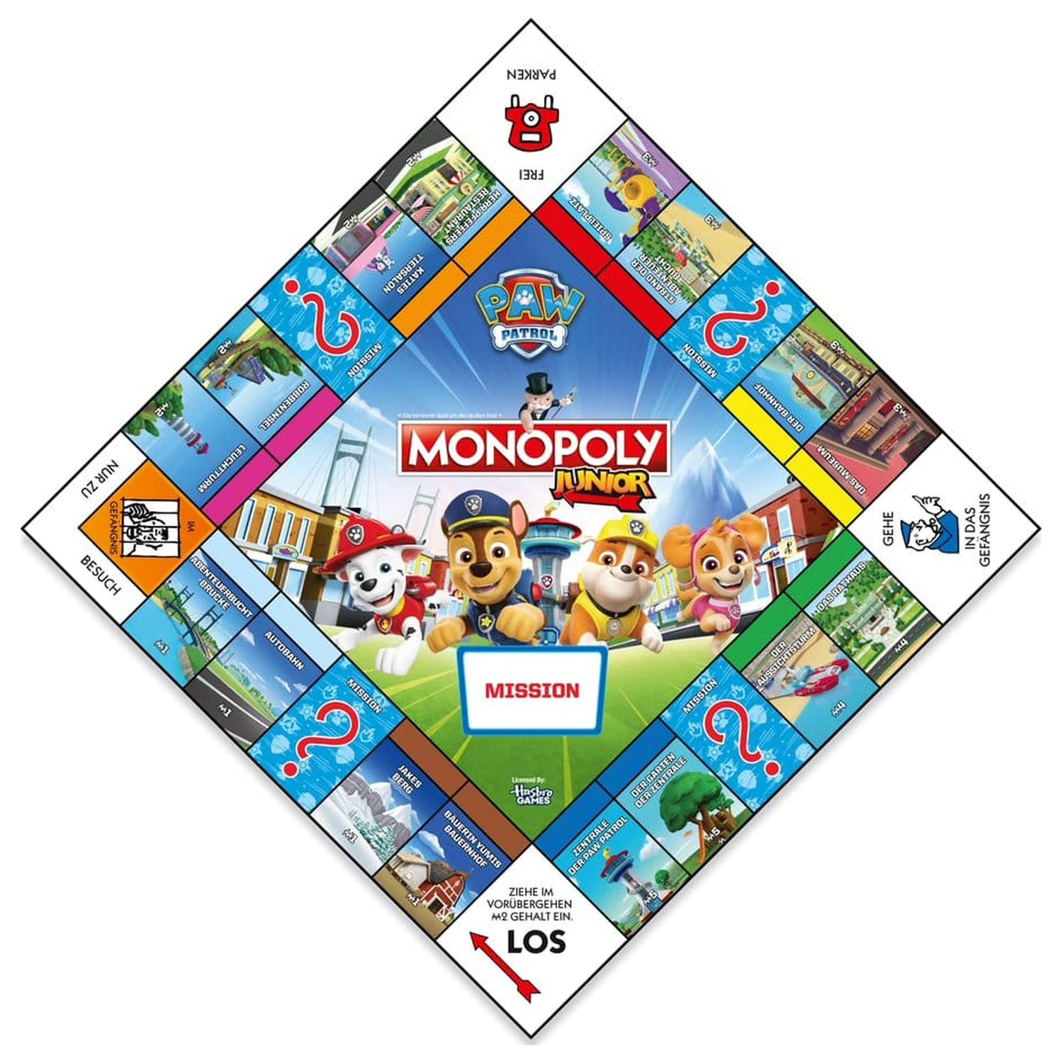 Mancs őrjárat társasjáték Monopoly gyerek német nyelvű termékfotó