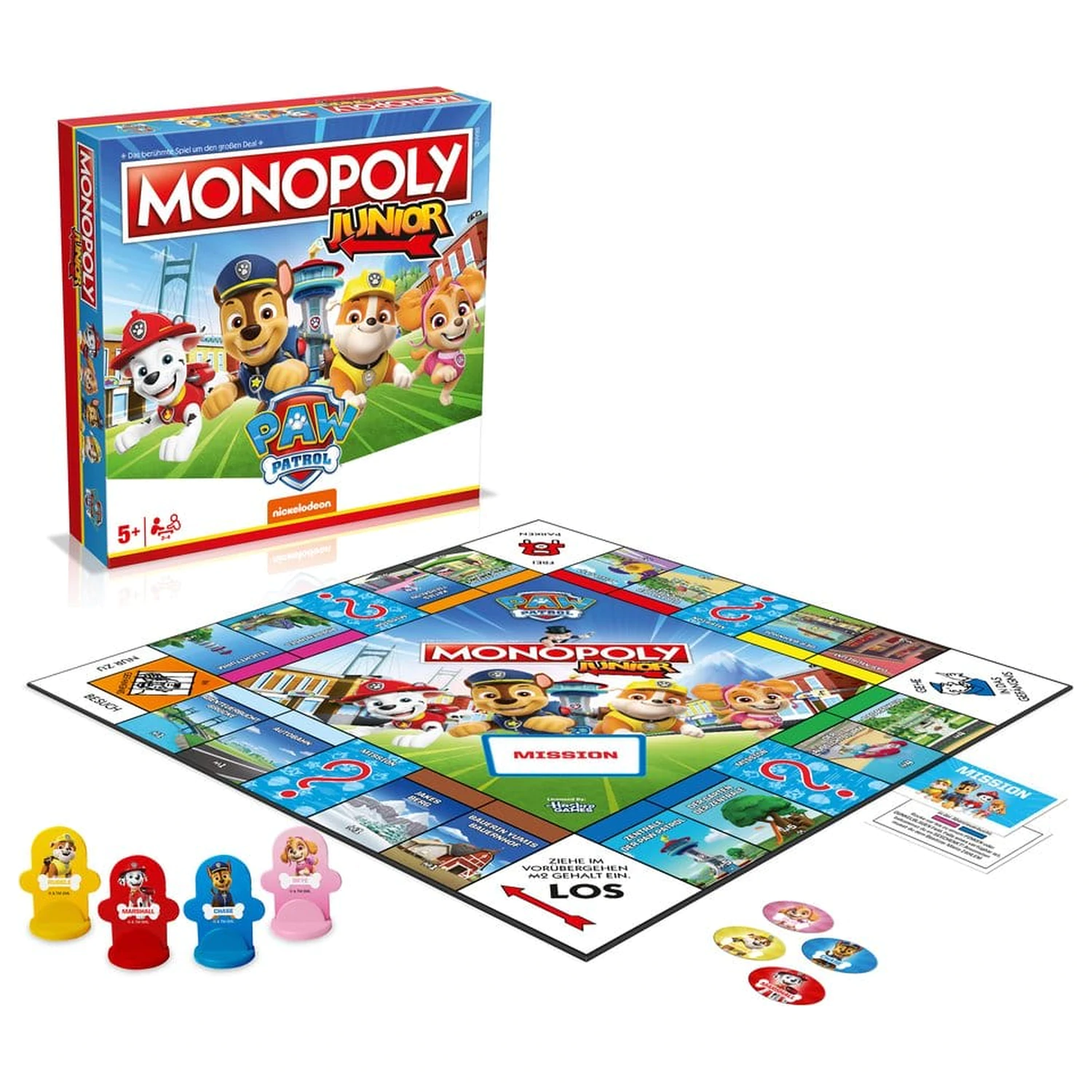 Mancs őrjárat társasjáték Monopoly gyerek német nyelvű termékfotó