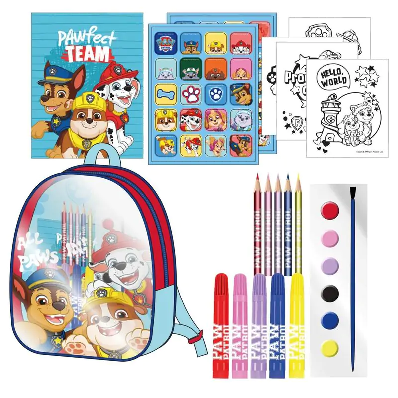 Paw Patrol backpack stationery set termékfotó