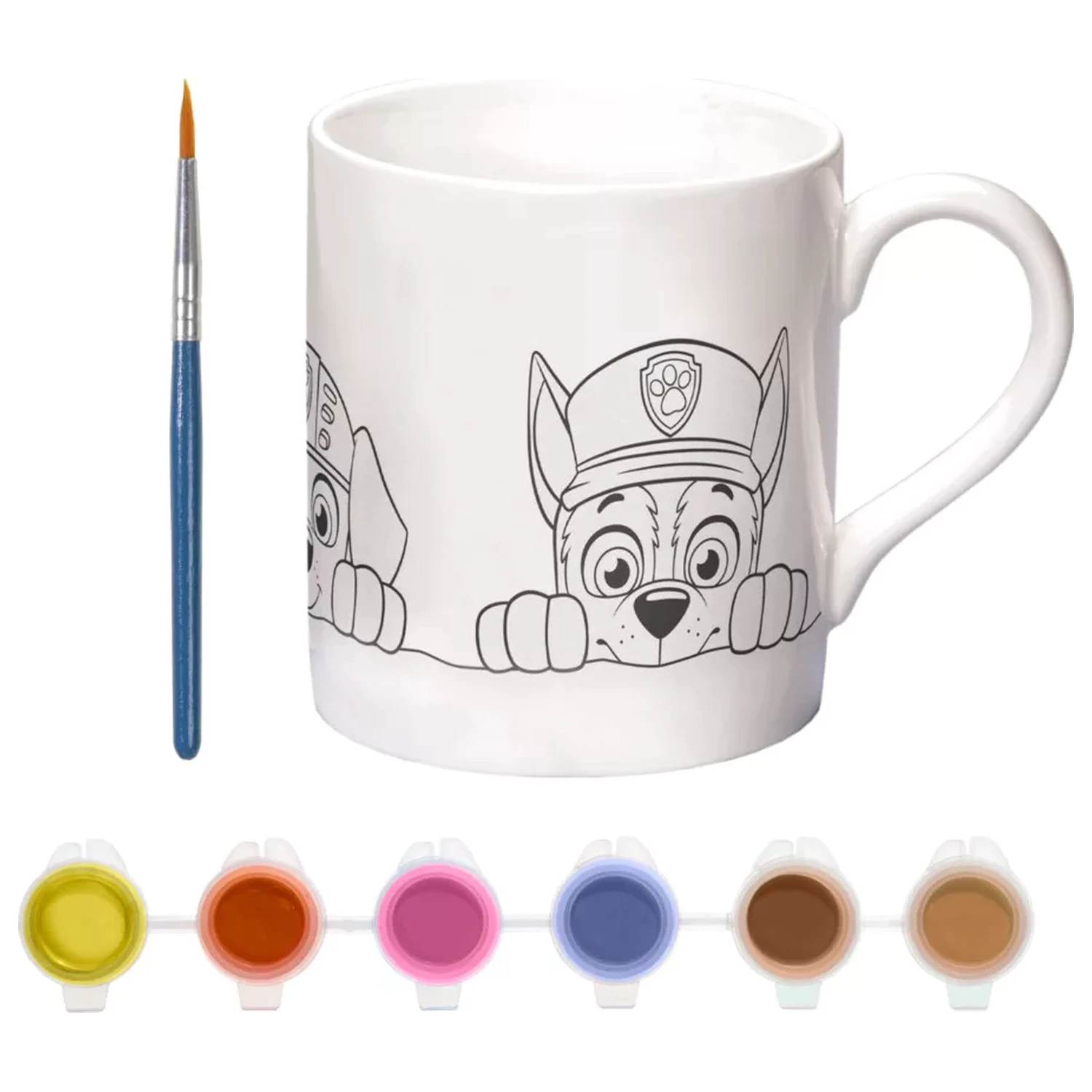 Mancs Őrjárat Team festhető porcelán bögre 235 ml termékfotó