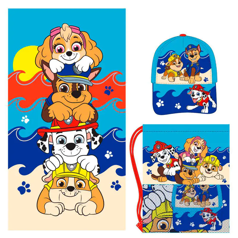 Paw Patrol set towel + bag + cap termékfotó