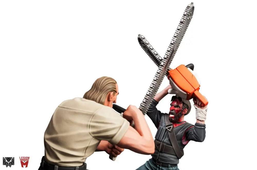 MandyChainsaw Battle  szobor figura 25 cm termékfotó