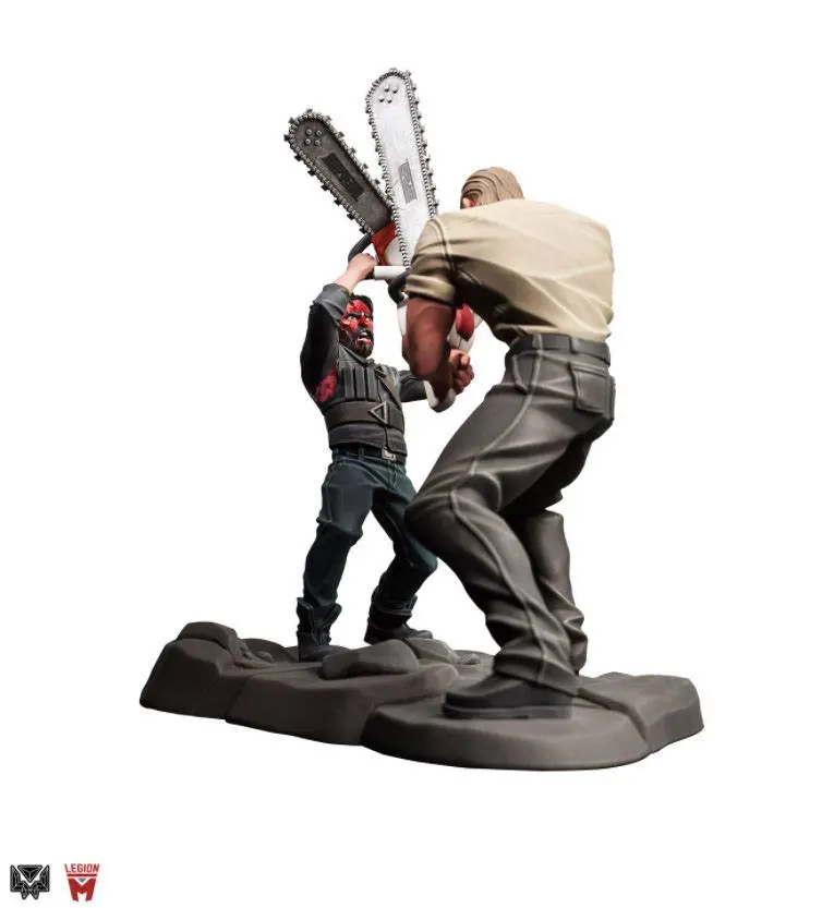 MandyChainsaw Battle  szobor figura 25 cm termékfotó