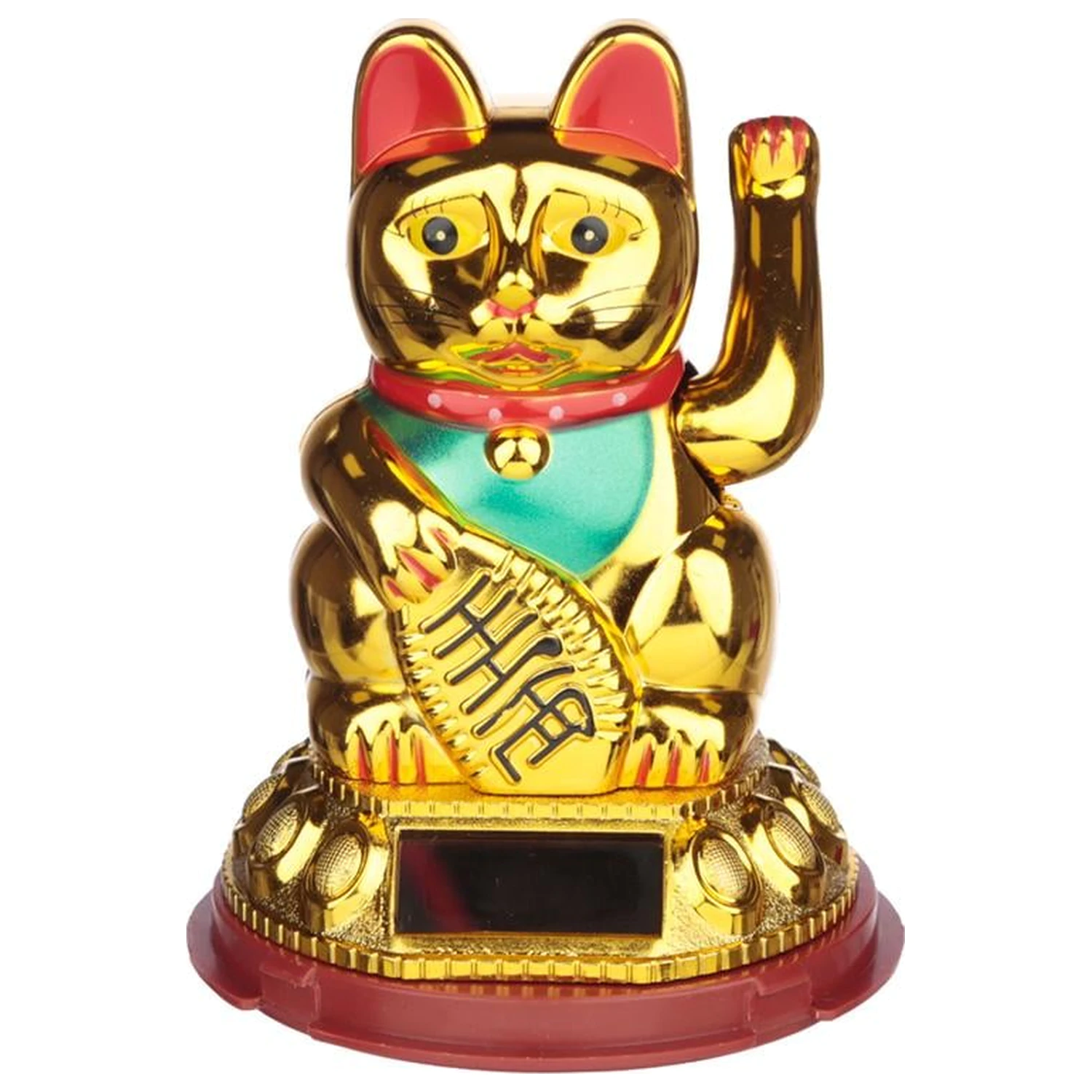 MANEKI-NEKO Good Luck napelemes figura 14 cm termékfotó