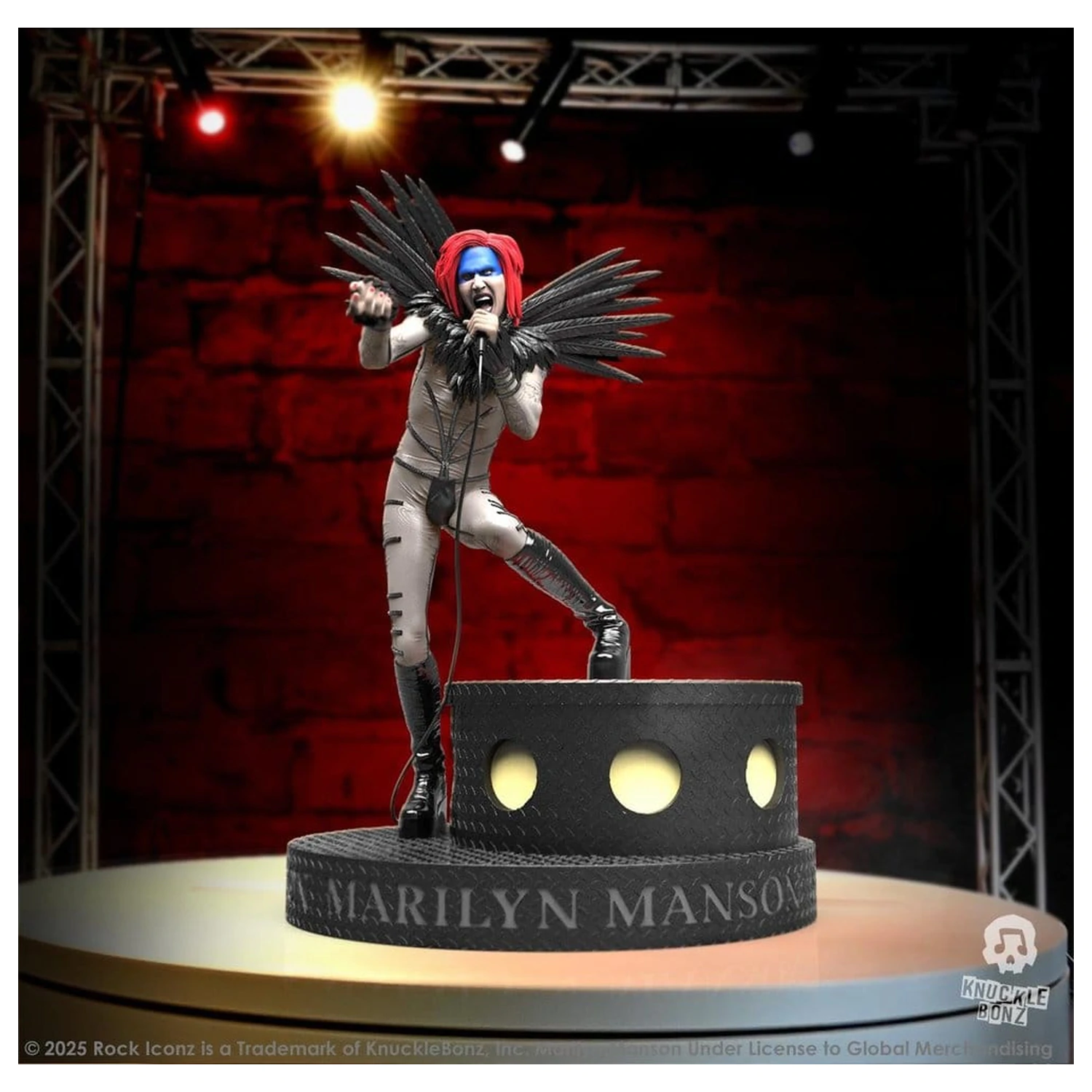 Marilyn Manson Rock Iconz Marilyn Manson II szobor figura 24 cm termékfotó