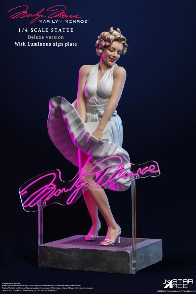 Marilyn Monroe 1/4 Marilyn Monroe Deluxe Version szobor figura 50 cm termékfotó