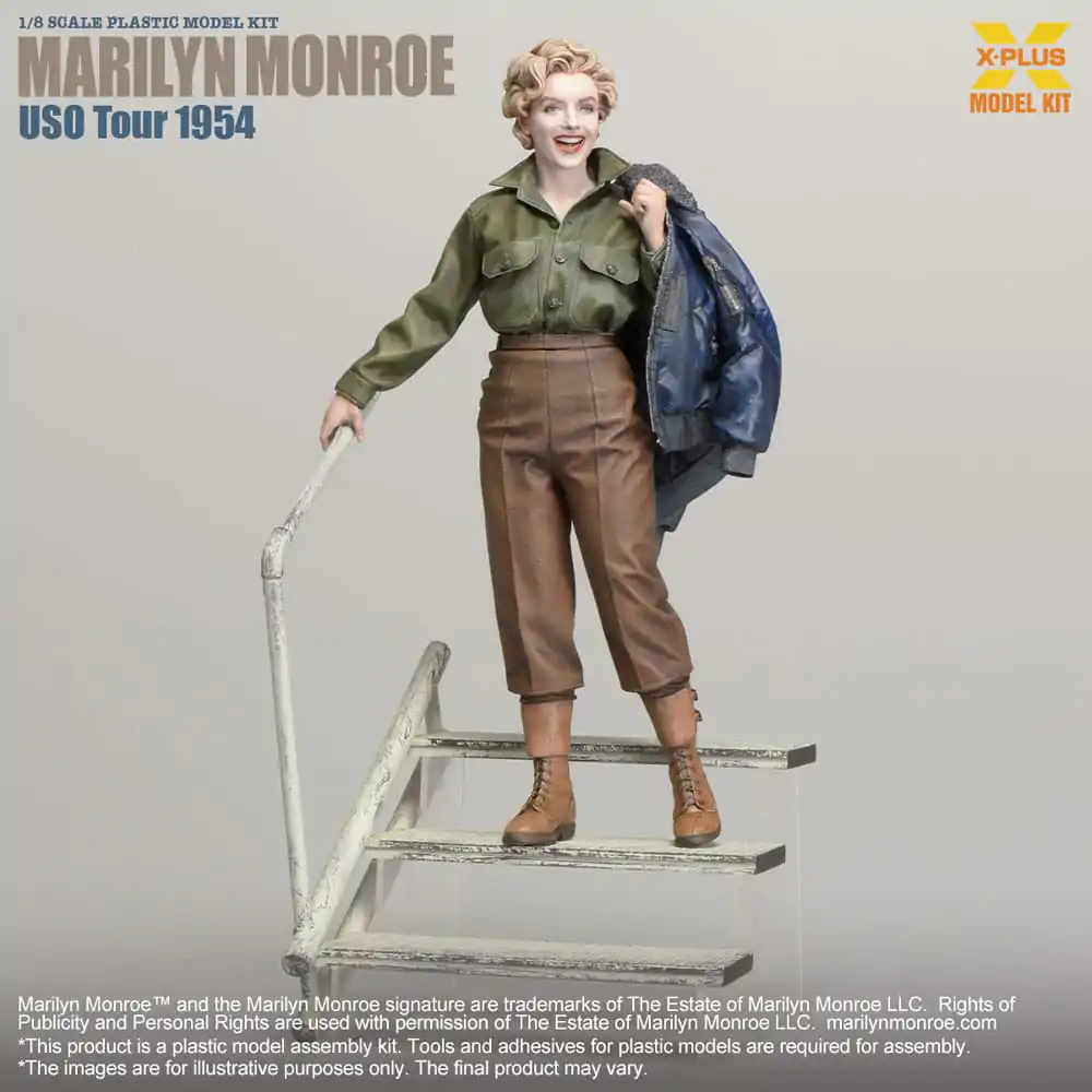 Marilyn Monroe 1/8 USO Tour 1954 Műanyag modell készlet 25 cm termékfotó