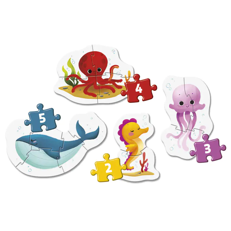 Marine Life puzzle 2-3-4-5db-os termékfotó