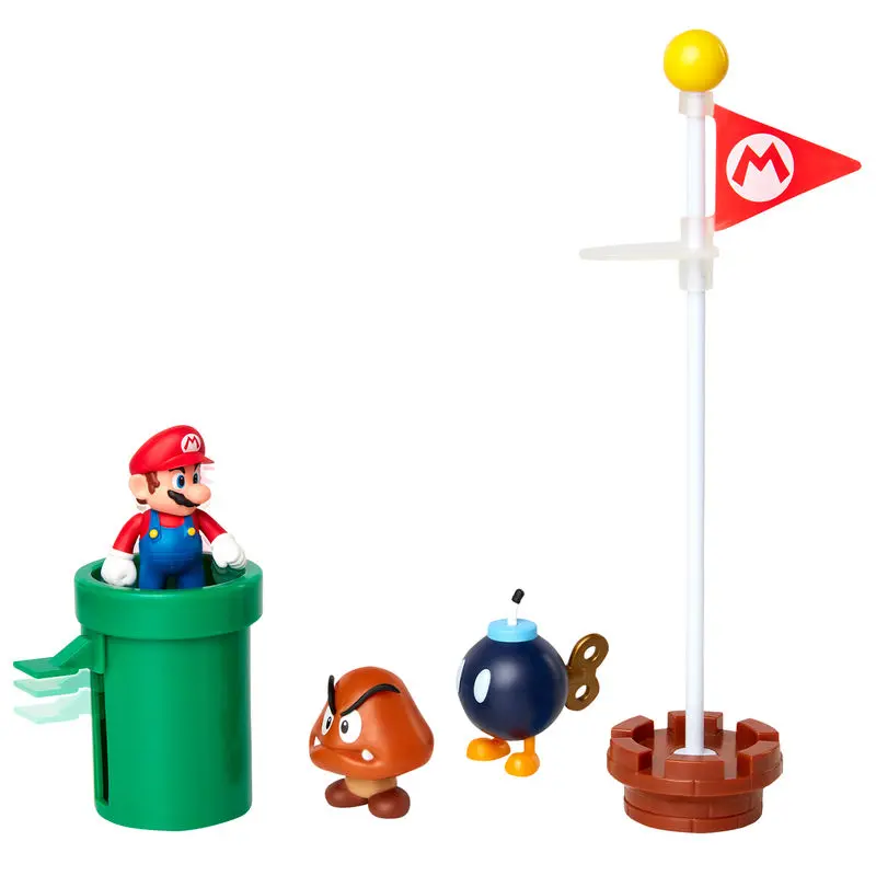 Mario Bros Acorn Plains dioráma termékfotó