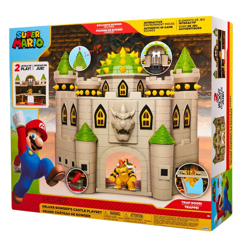 Mario Bros deluxe Bowser Castle játékkészlet termékfotó