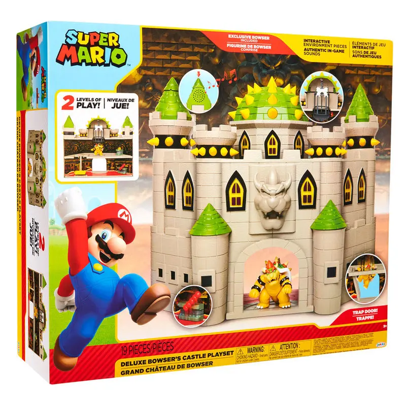 Mario Bros deluxe Bowser Castle játékkészlet termékfotó