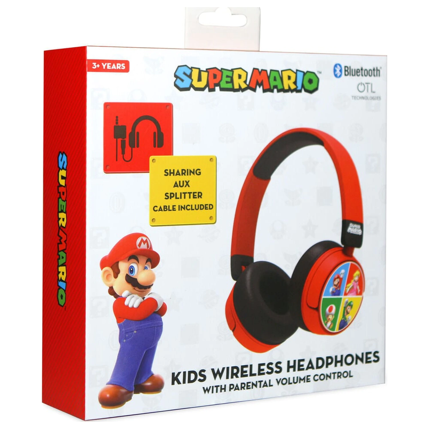 Mario Bros Super Mario and friends core fejhallgató fülhallgató termékfotó