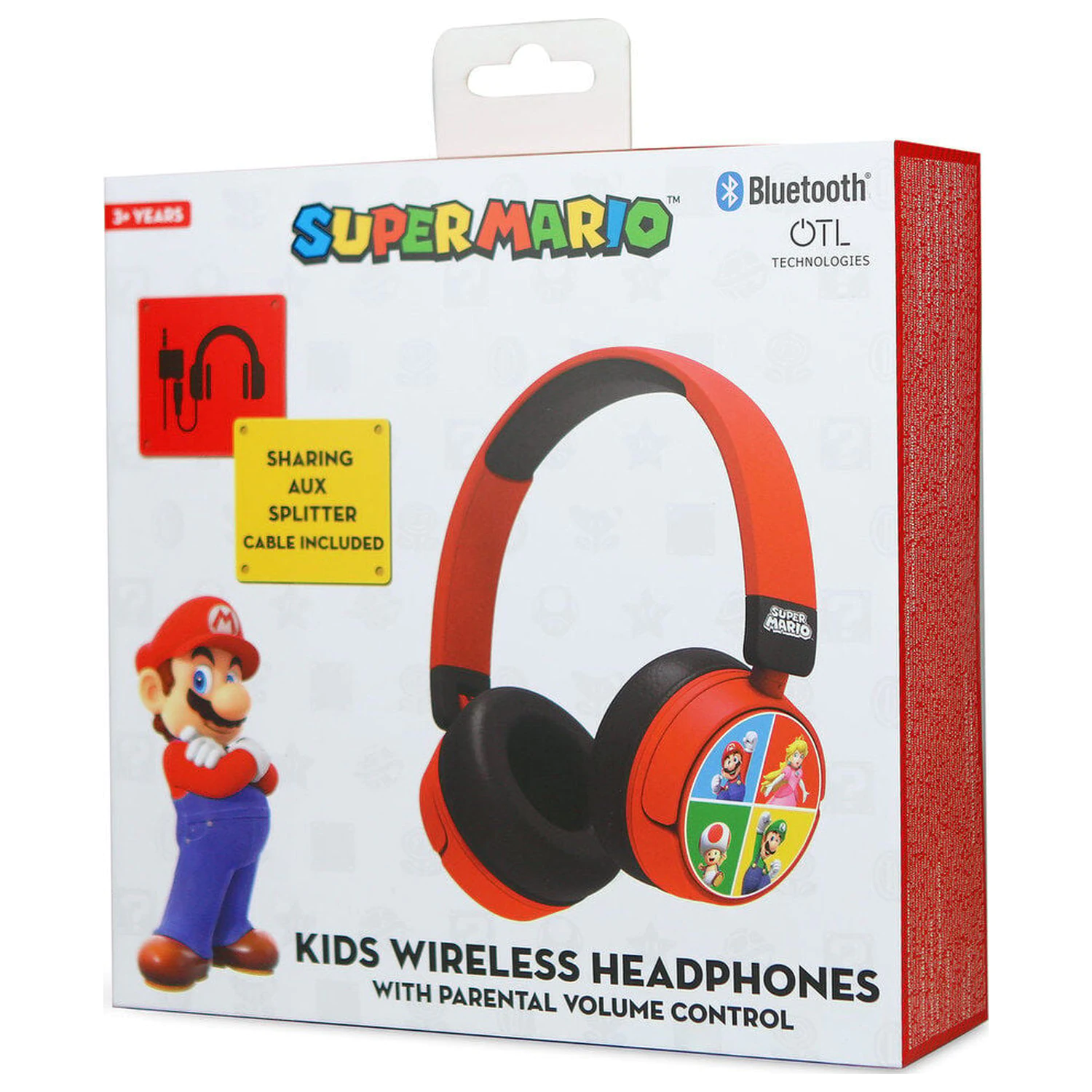 Mario Bros Super Mario and friends core fejhallgató fülhallgató termékfotó