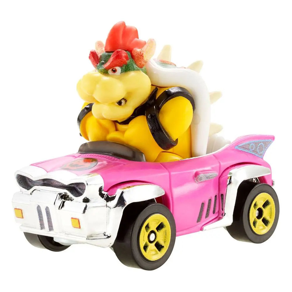 Mario Kart Hot Wheels Diecast jármű 1/64 Bowser (Badwagon) 8 cm termékfotó