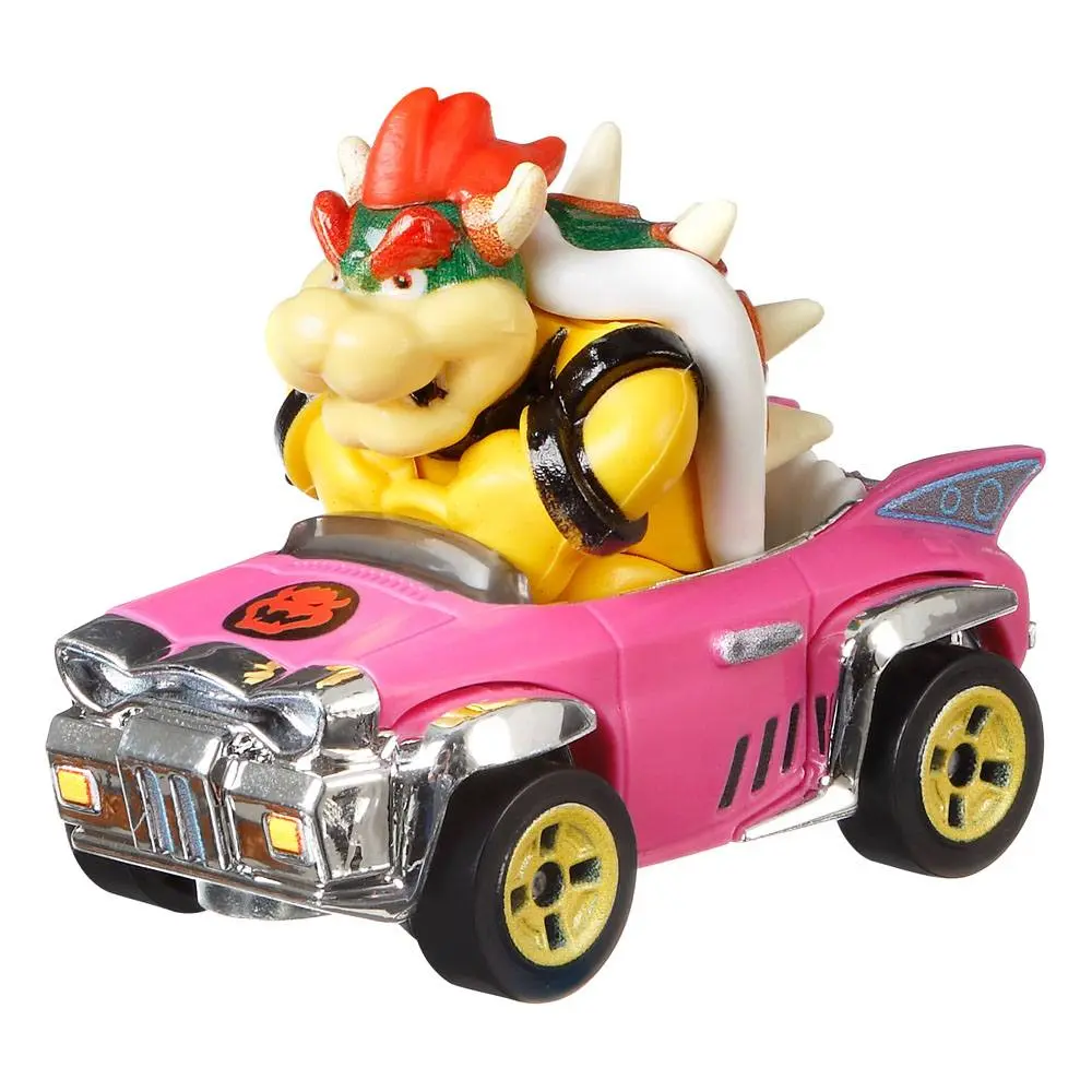 Mario Kart Hot Wheels Diecast jármű 1/64 Bowser (Badwagon) 8 cm termékfotó
