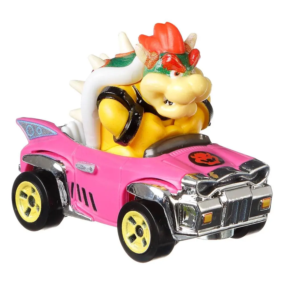 Mario Kart Hot Wheels Diecast jármű 1/64 Bowser (Badwagon) 8 cm termékfotó