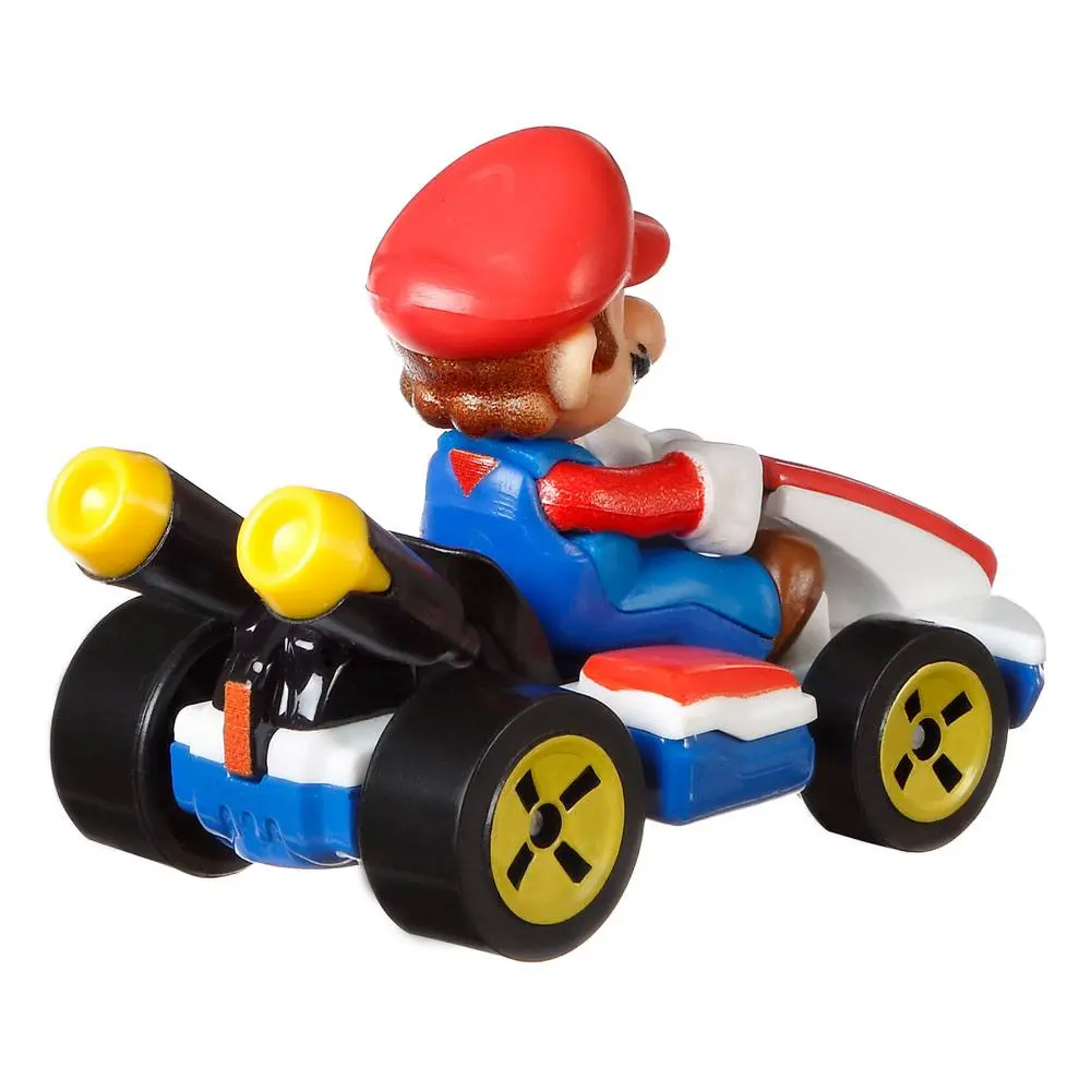 Mario Kart Hot Wheels Diecast jármű 1/64 Mario (Standard Kart) 8 cm termékfotó