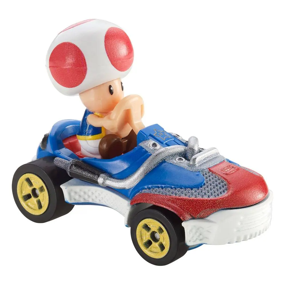 Mario Kart Hot Wheels Diecast Vehicle 1/64 Toad (Sneeker) 8 cm termékfotó