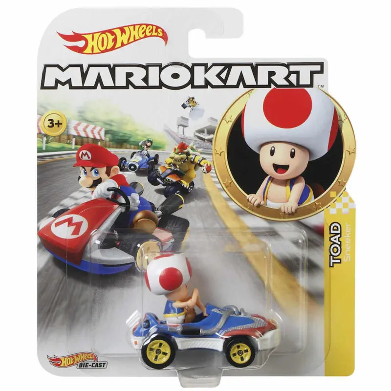 Mario Kart Hot Wheels Toad figura termékfotó