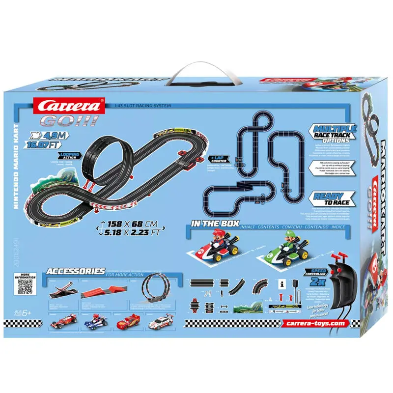 Mario Kart Mario &amp; Luigi elektromos versenypálya termékfotó