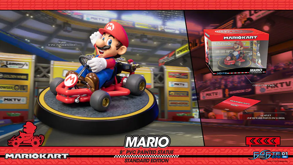 Mario Kart Mario Standard Edition PVC szobor figura 19 cm termékfotó