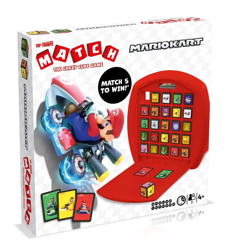 Mario Kart Top Trumps Match - A Crazy Cube Game német nyelvű termékfotó