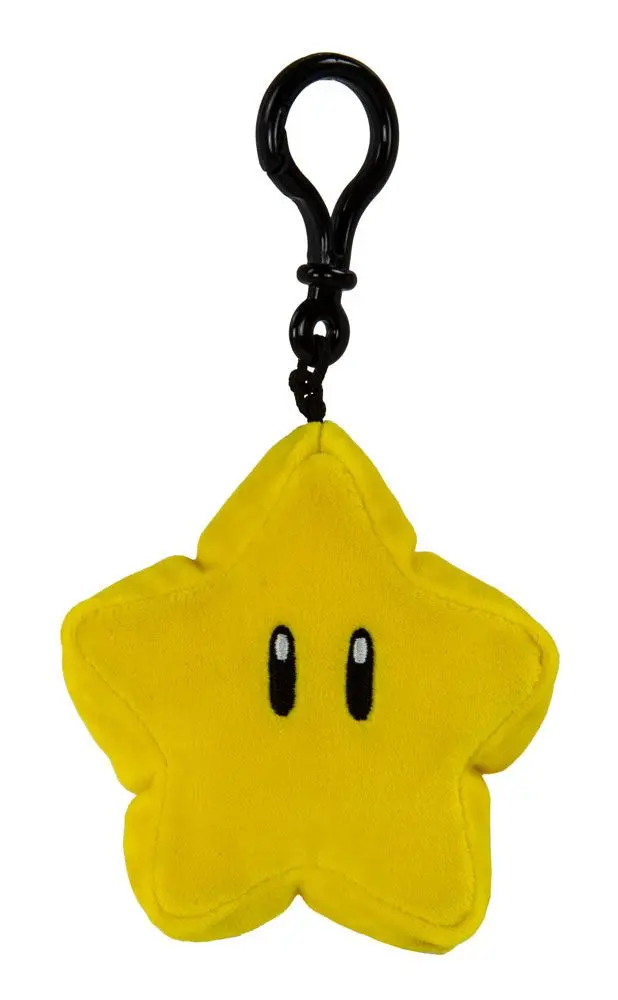 Mario Kart Mocchi-Mocchi Clip On Hanger Super Star plüss 10 cm termékfotó
