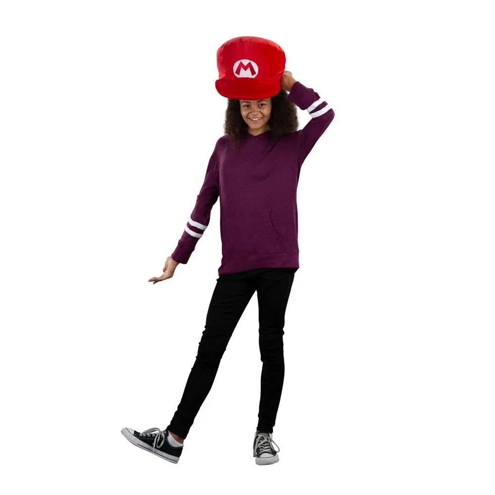 Mario Kart Mocchi-Mocchi plüss figura Mario sapka 18 cm termékfotó