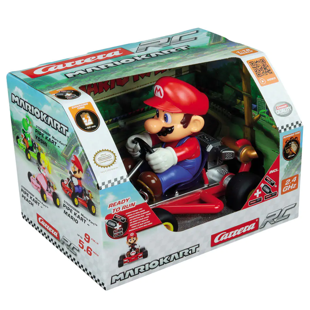 Mario Kart Pipe Kart távirányítós autó termékfotó