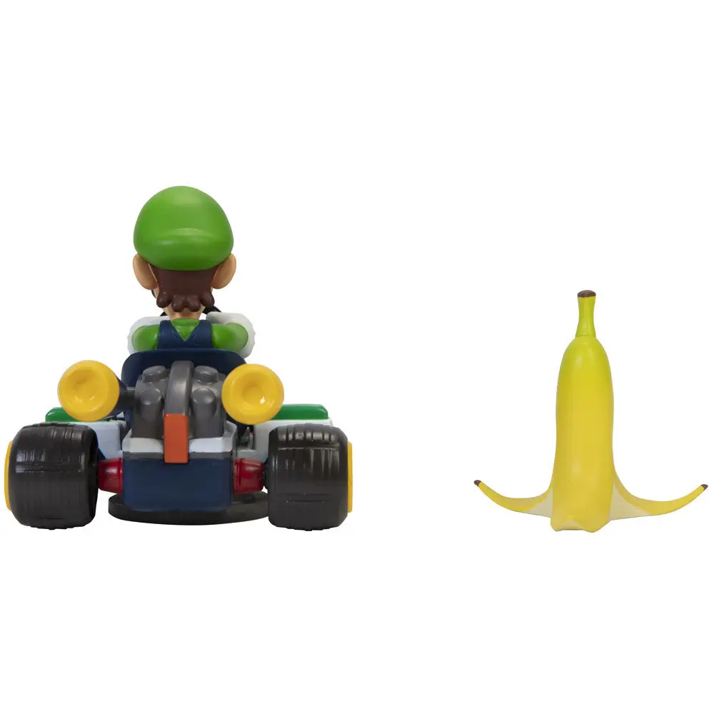 Mario Kart spinout Luigi Kart figura 6cm termékfotó