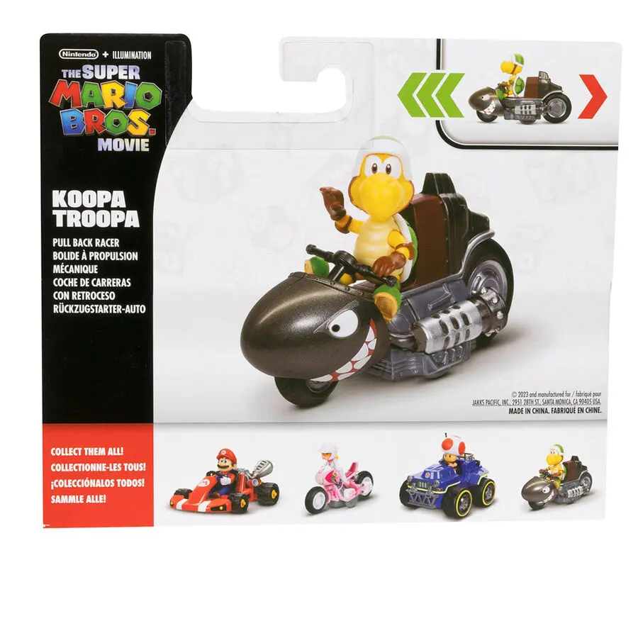 Mario Kart The Movie Koopa Troopa Kart Kart figura 6cm termékfotó