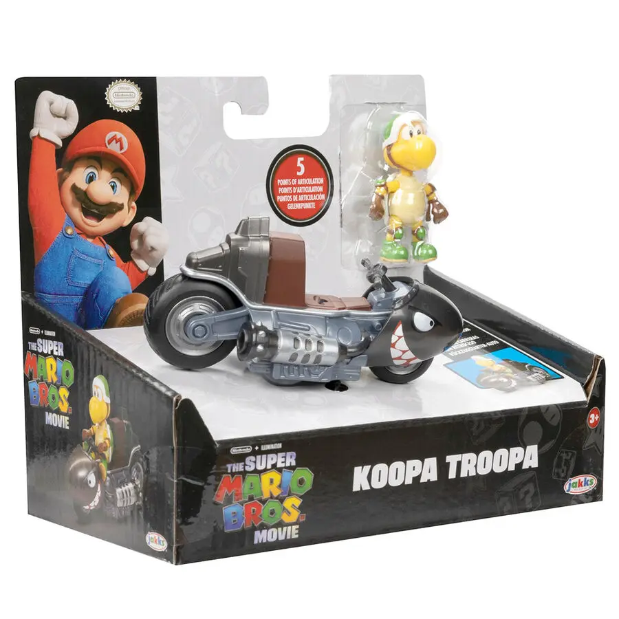 Mario Kart The Movie Koopa Troopa Kart Kart figura 6cm termékfotó