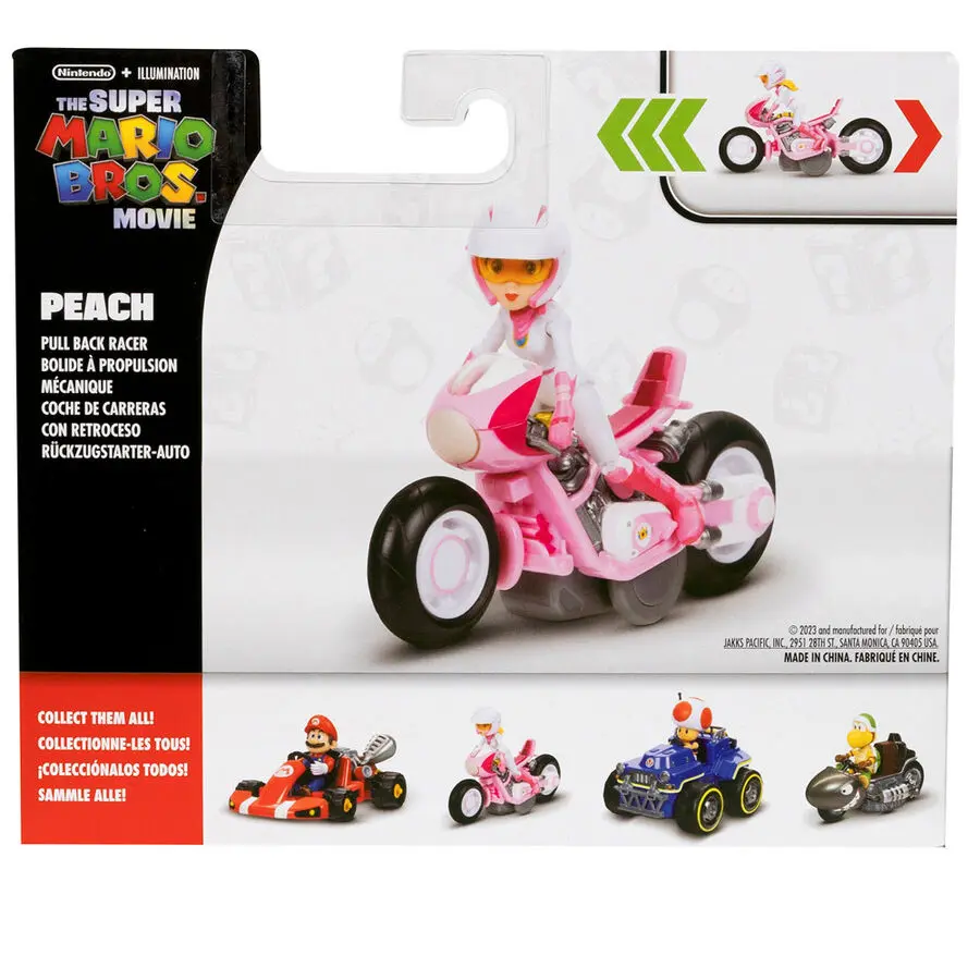 Mario Kart The Movie Peach Kart figure 7cm termékfotó