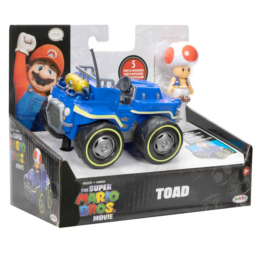 Mario Kart The Movie Toad Kart figura 7cm termékfotó