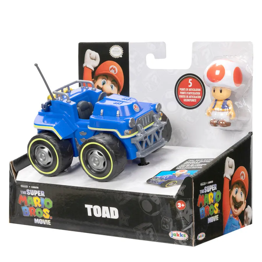 Mario Kart The Movie Toad Kart figura 7cm termékfotó