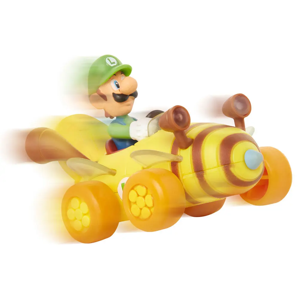 Mario Kart wave 1 Super Mario Coin Racers Luigi figura 6 cm termékfotó