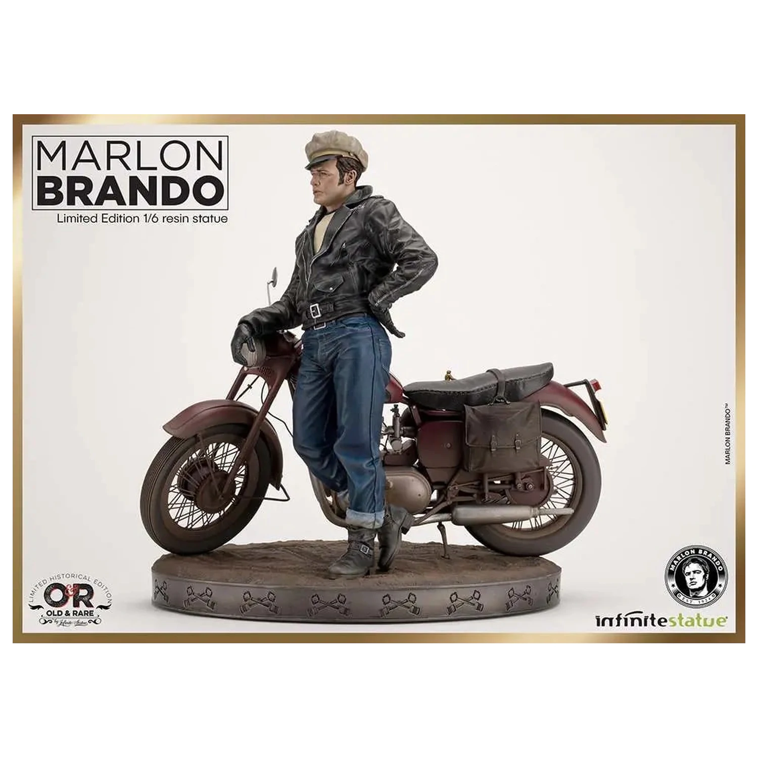 Marlon Brando with Bike szobor figura Limited Ed. 1/6 30cm termékfotó