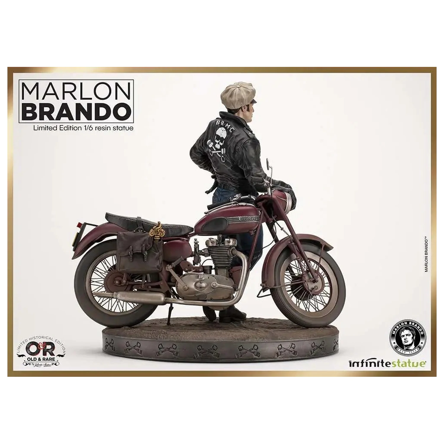 Marlon Brando with Bike szobor figura Limited Ed. 1/6 30cm termékfotó