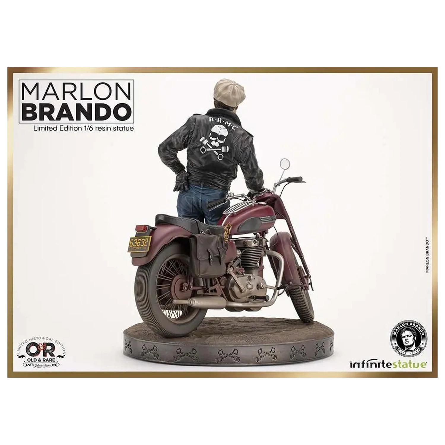 Marlon Brando with Bike szobor figura Limited Ed. 1/6 30cm termékfotó