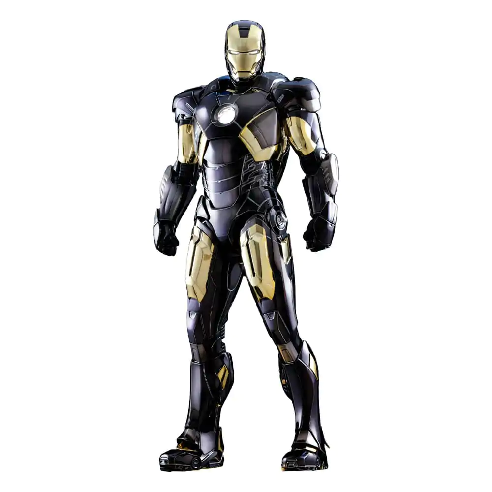Marvel&#039;s The Avengers Diecast Movie Masterpiece 1/6 Iron Man Mark VII (Black &amp; Gold Version) akciófigura 32 cm termékfotó