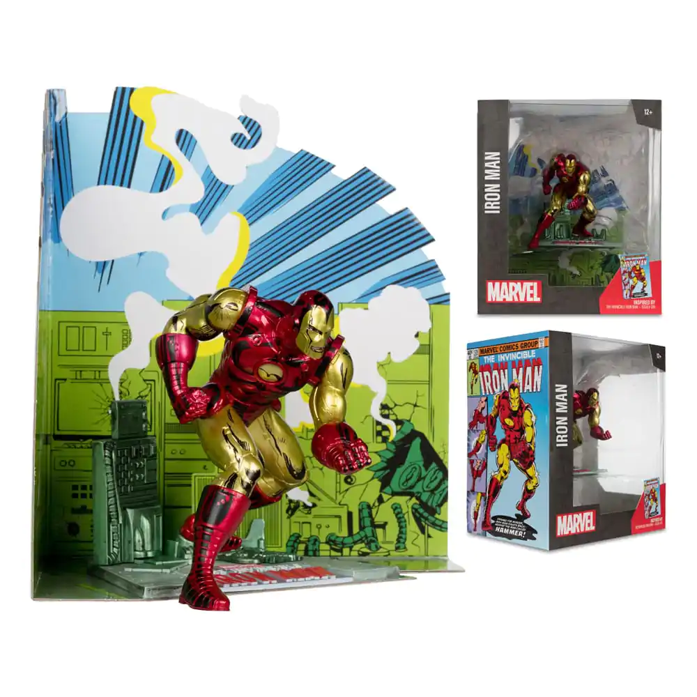 Marvel 1/10 Iron Man (The Invincible Iron Man #126) PVC szobor figura 11 cm termékfotó