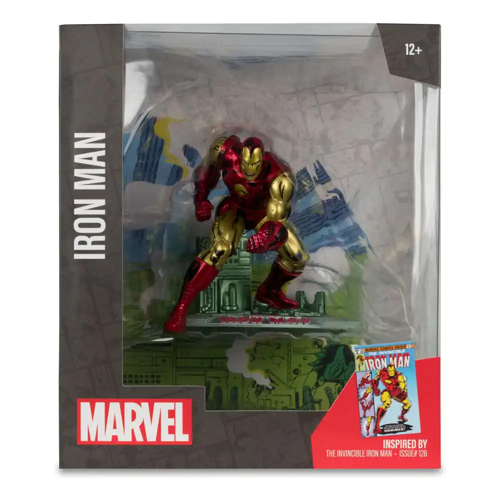 Marvel 1/10 Iron Man (The Invincible Iron Man #126) PVC szobor figura 11 cm termékfotó