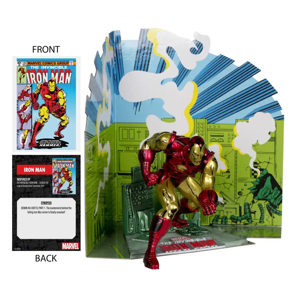 Marvel 1/10 Iron Man (The Invincible Iron Man #126) PVC szobor figura 11 cm termékfotó