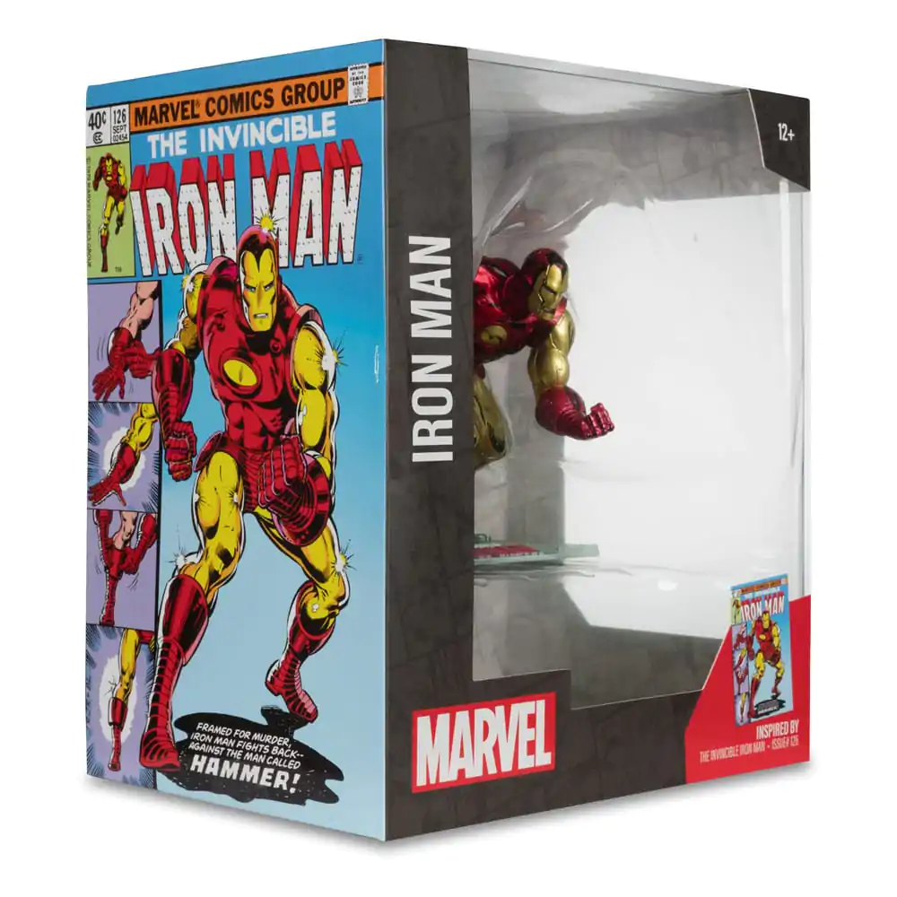 Marvel 1/10 Iron Man (The Invincible Iron Man #126) PVC szobor figura 11 cm termékfotó