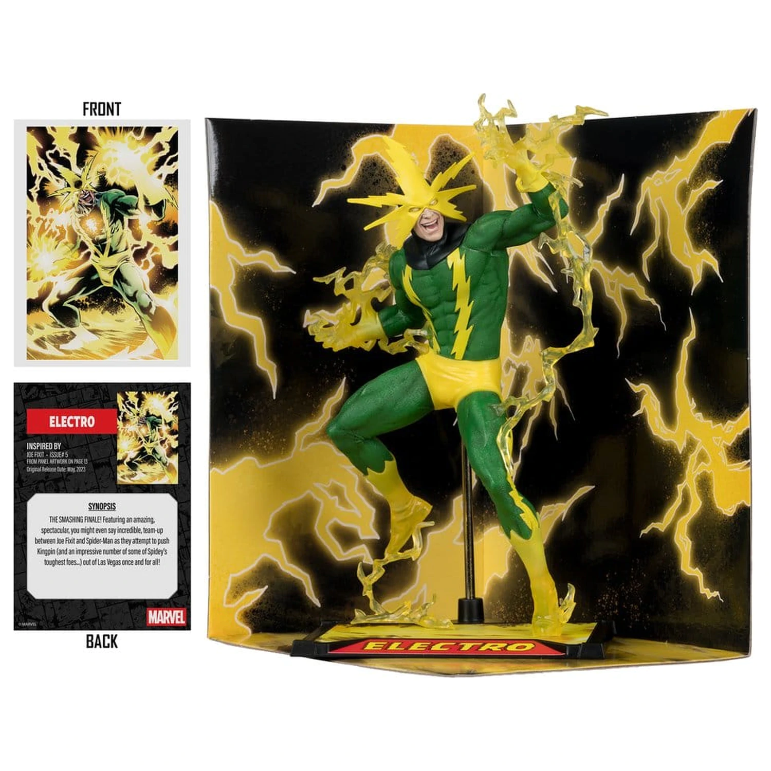 Marvel 1/10 Scale szobor figura Electro (Joe Fixit #5) 19 cm termékfotó