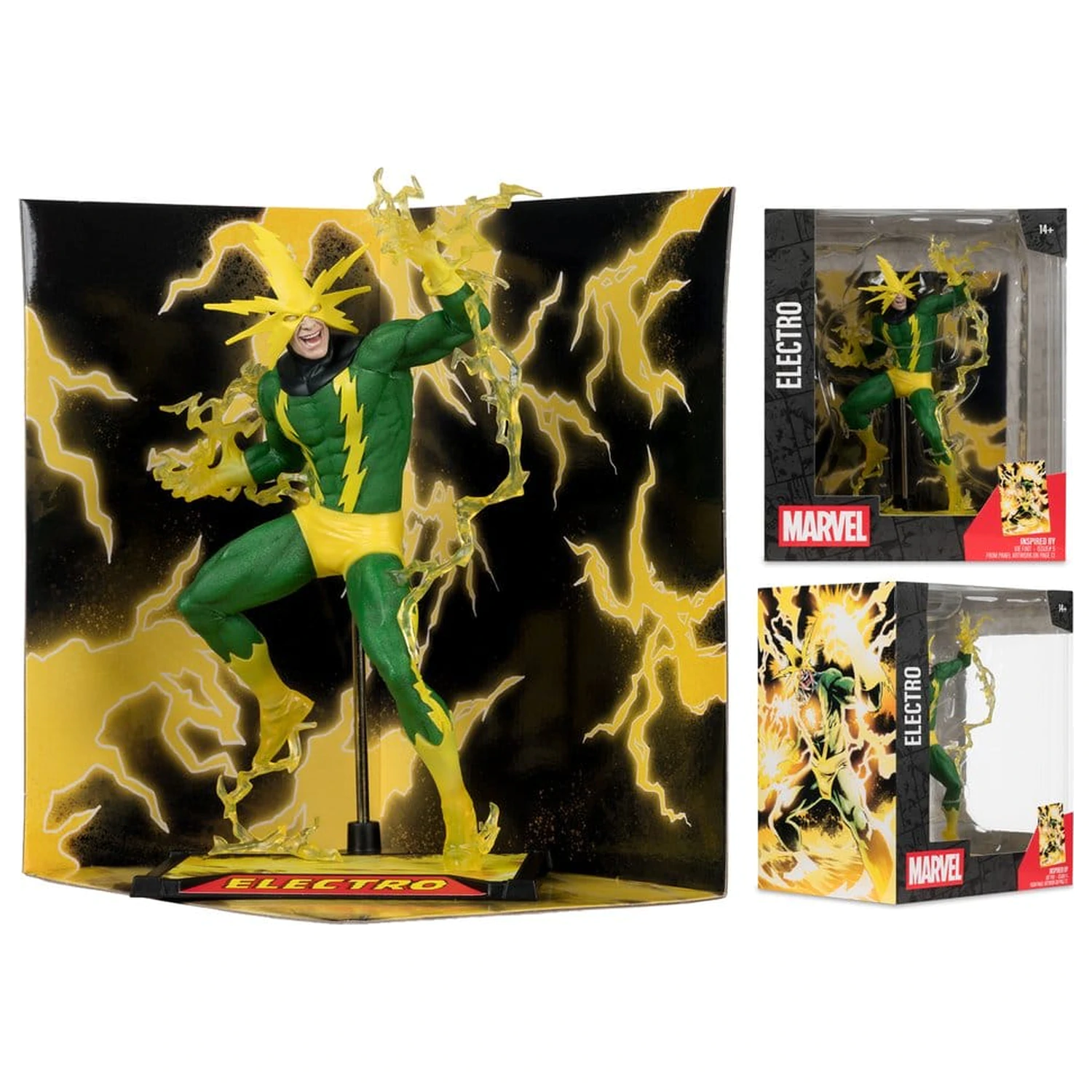 Marvel 1/10 Scale szobor figura Electro (Joe Fixit #5) 19 cm termékfotó