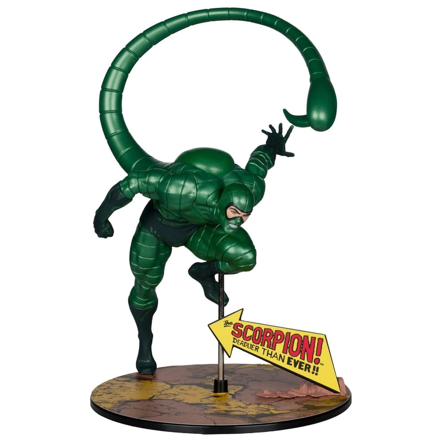Marvel 1/10 Scorpion (Metallic) (The Amazing Spider-Man #318) (Gold Label) PVC szobor figura 18 cm termékfotó
