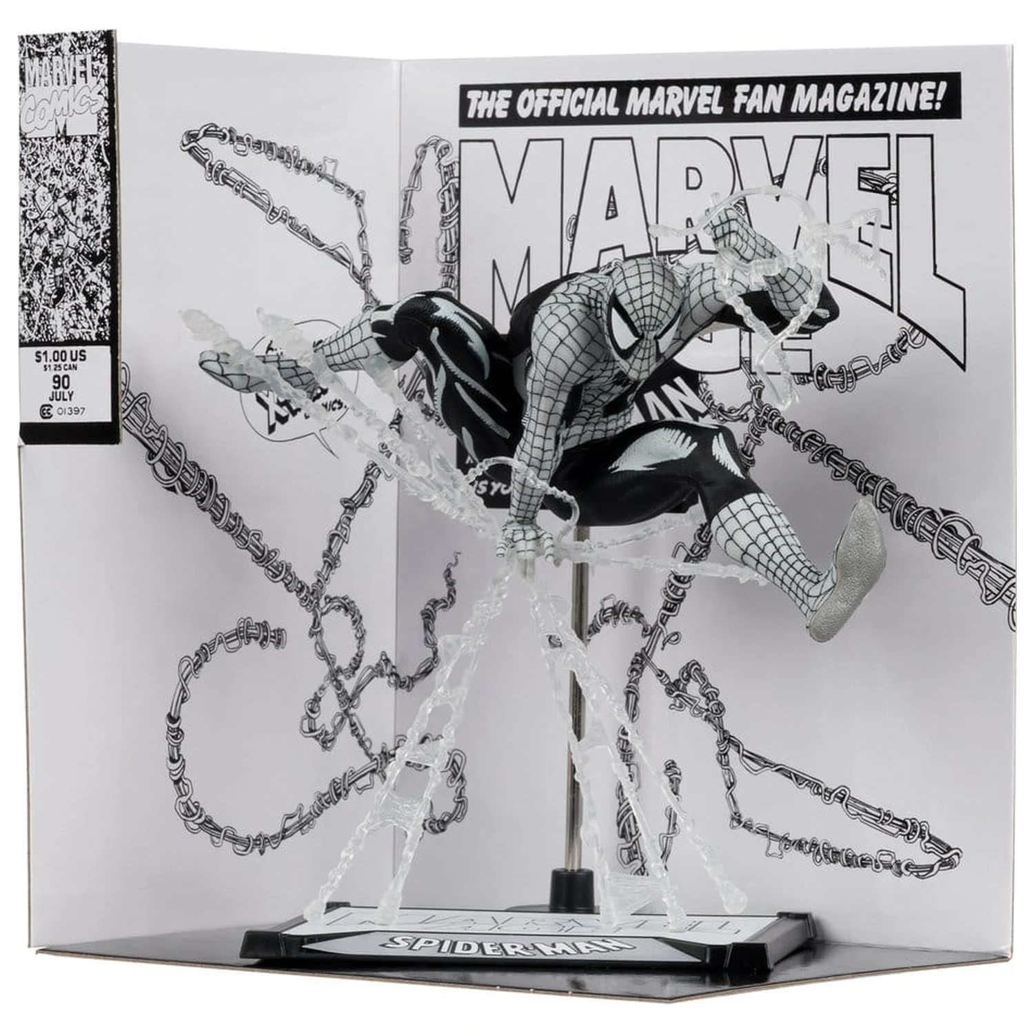 Marvel 1/10 Spider-Man (Marvel Age #90) (Line Art) PVC szobor figura 18 cm termékfotó