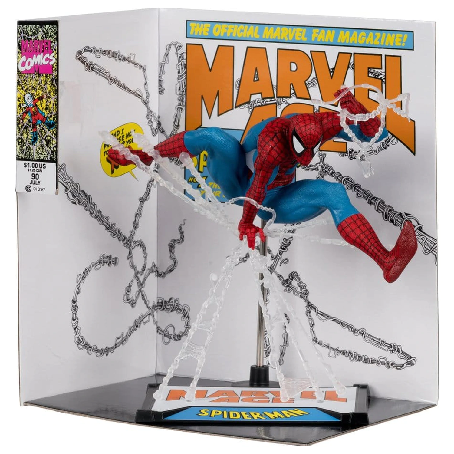 Marvel 1/10 Spider-Man (Marvel Age #90) PVC szobor figura 18 cm termékfotó
