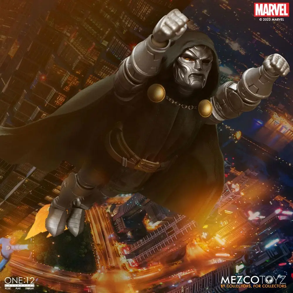 Marvel 1/12 Doctor Doom akciófigura 17 cm termékfotó